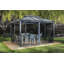 Abri de soleil d'extérieur à toit rigide en aluminium résistant aux intempéries Ventura II 10 pi x 12 pi Sojag-1005946719