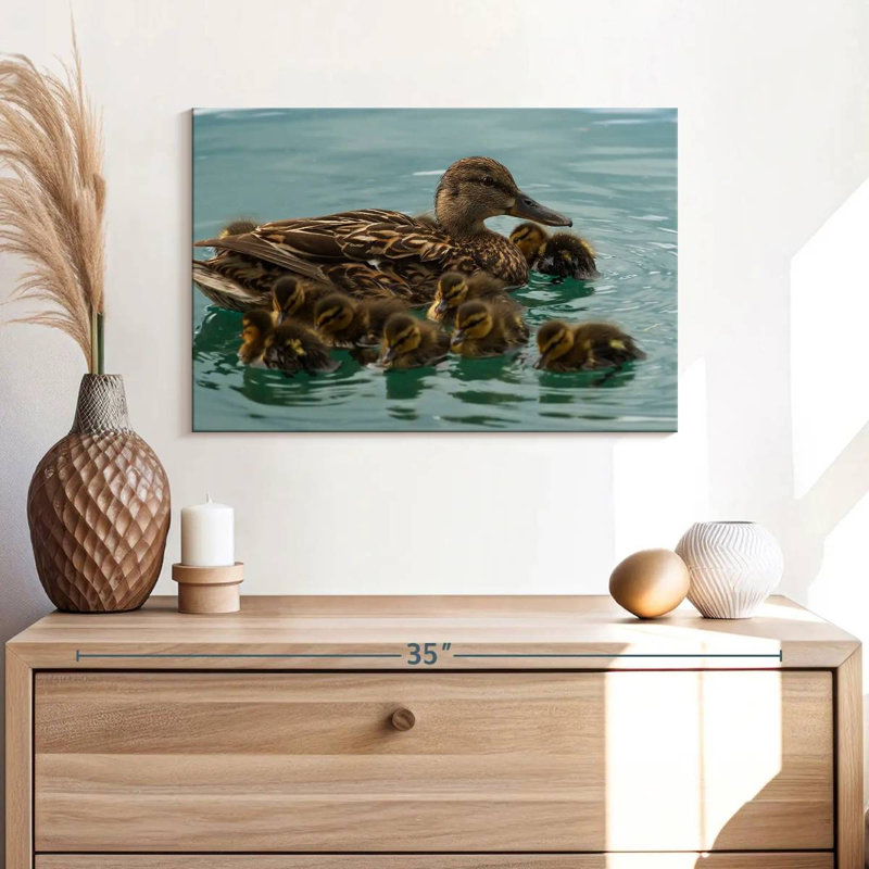 Brampt Duck Family Huddle, 16" H x 24" W