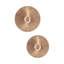 Moon 1-Light Dimmable Flush Mount-38329097-38329098