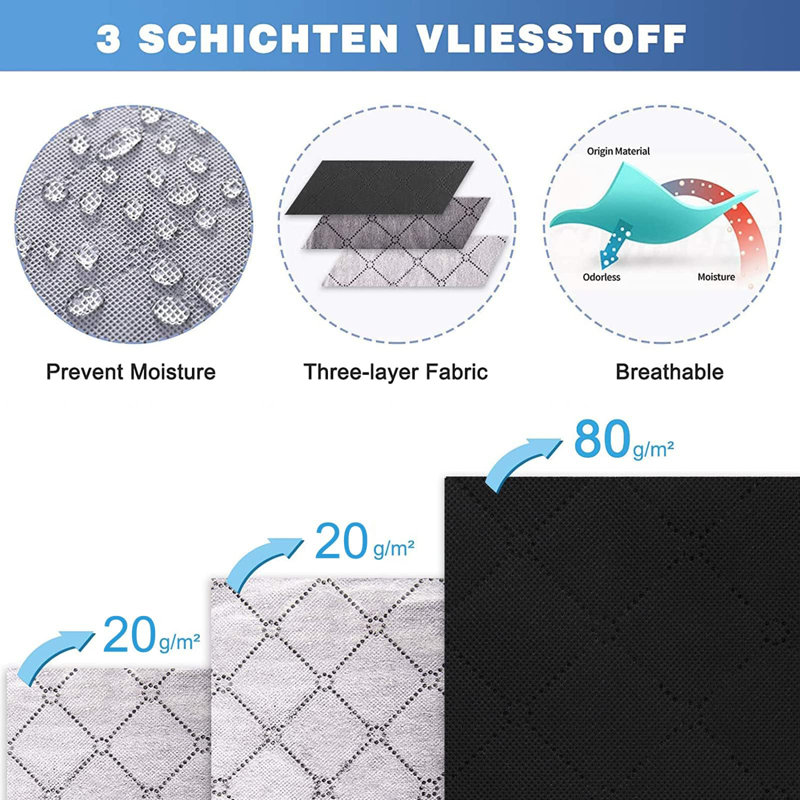 4-Pack Black Underbed Storage Bags With Clear Window And 2 Reinforced Handles
