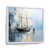 Cadre flottant blanc