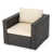 Beige Cushion/Multi Brown Frame