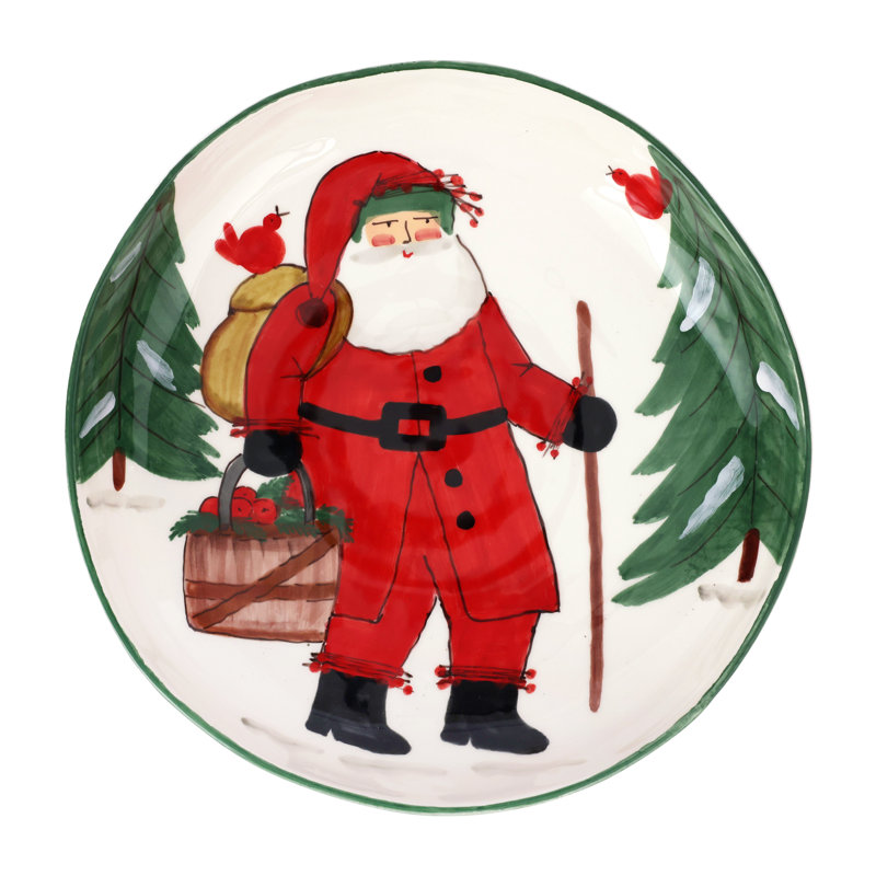 Old St. Nick Terra Bianca Serving Bowl