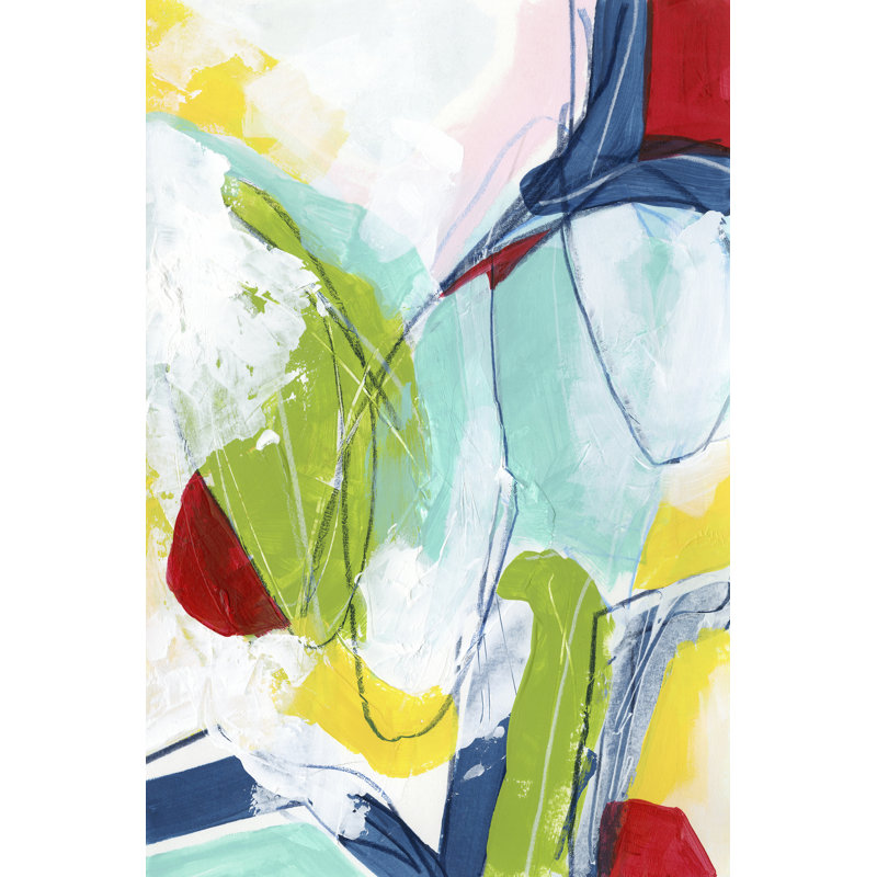 Camera Shy III by June Erica Vess - Painting on Canvas, 30cm H x 20cm W, Wrapped Canvas