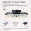 Ventilateur de plafond avec lumières DEL à intensité variable
