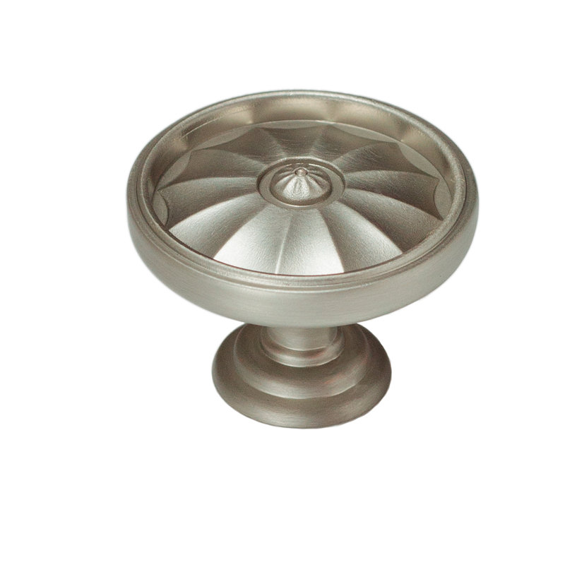 Flare 1-1/4" Satin Nickel Round Knob Multipack, 1.25"