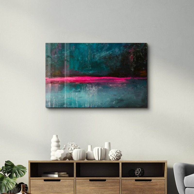 Elegant Tempered Glass Wall Art Painting, 13.8 x 21.7 inches | 100% Tempered Glass, Thickness: 0.16 inches | UV Printed for Vibrant Colors | Perfect for Home Decor, Living Room, & Office Spaces