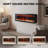 Wall Mounted/Recessed-In Electric Fireplace With Smart WIFI-643953038