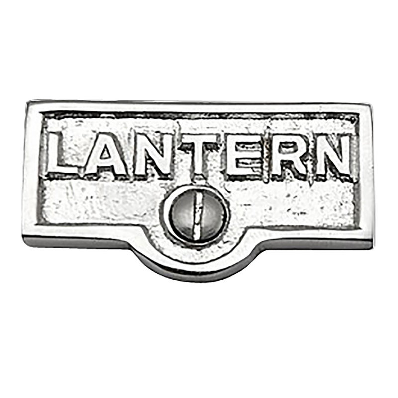 Plaque de lanterne