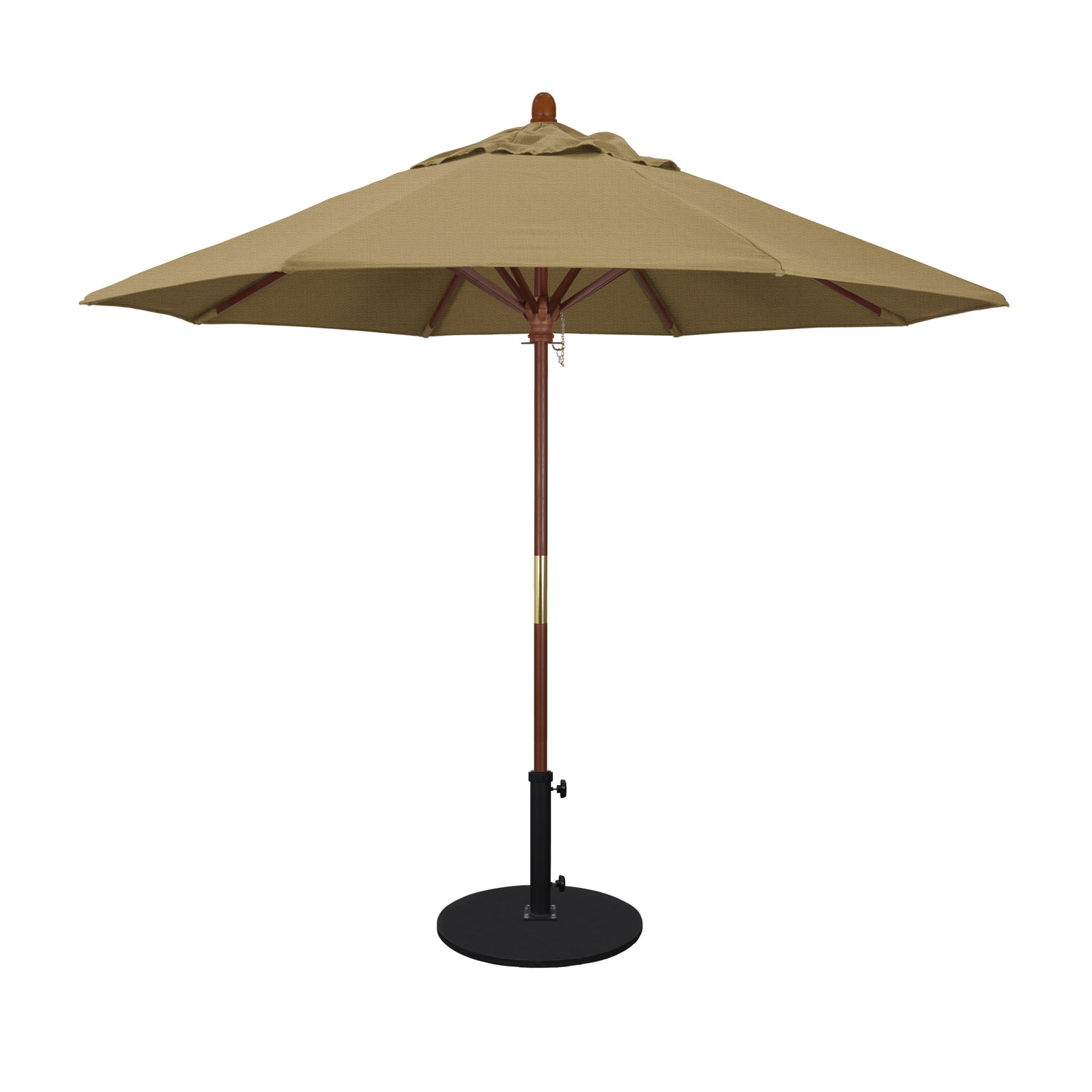 Manford 108'' Outdoor Umbrella, Straw Performance