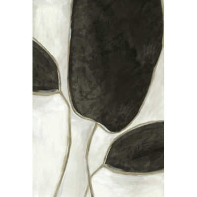 «Moyne Leaves Like II» par - Impression sur toile tendue