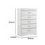 Commode 5 tiroirs 30 W Roso