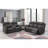 GREY RECLINING SOFA
