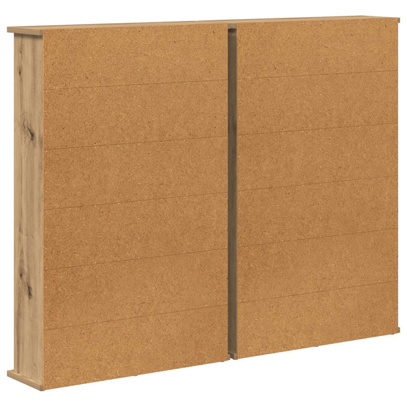  CD Cabinet Engineered Wood Media Storage Solution Modern Furniture Home