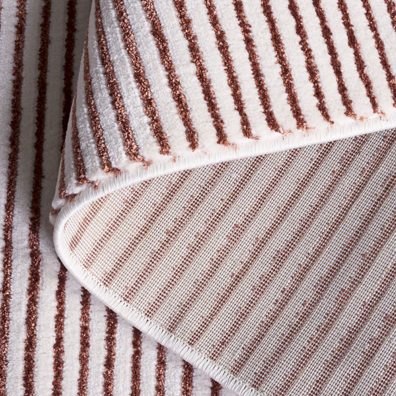 Whisper Performance Striped Indoor Rug, Rectangle 9' x 12'