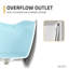Baignoire autoportante à fond plat avec drain central 68 x 32 Piete Series en bleu prussien-126020848