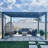 Gray Outdoor Louvered Aluminum Pergola-90611419