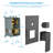 16 Inch Ceiling Mounted Shower System Rain Mixer Shower Combo Set Shower Head with Hand Shower-102381064