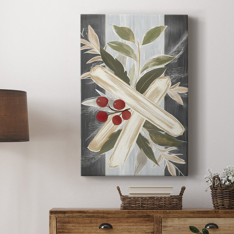 Art de Noël des fêtes de Noël - galerie Cavas sur mesure, H 18 po x l 12 po