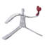 Figurine fait main en aluminium romantique Depelteau