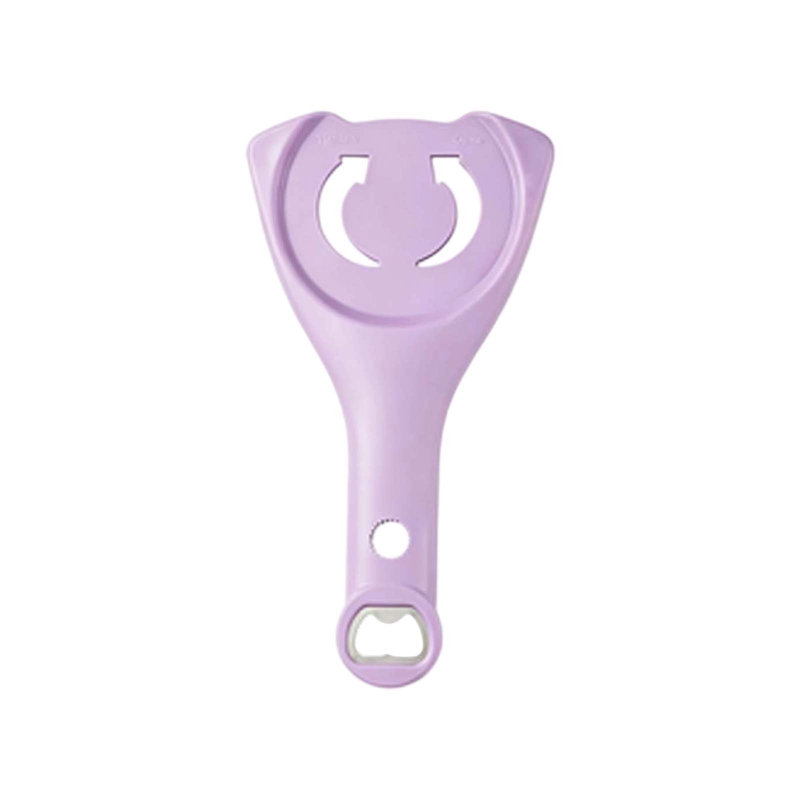 Ouvre-bouteille de bouteille d'eau multifonctionnel, Mauve