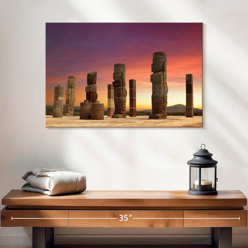 Atlantean Statues, 16" H x 24" W