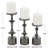 Aluminum Metal Pillar Decorative Candle Holder Set-2009322840