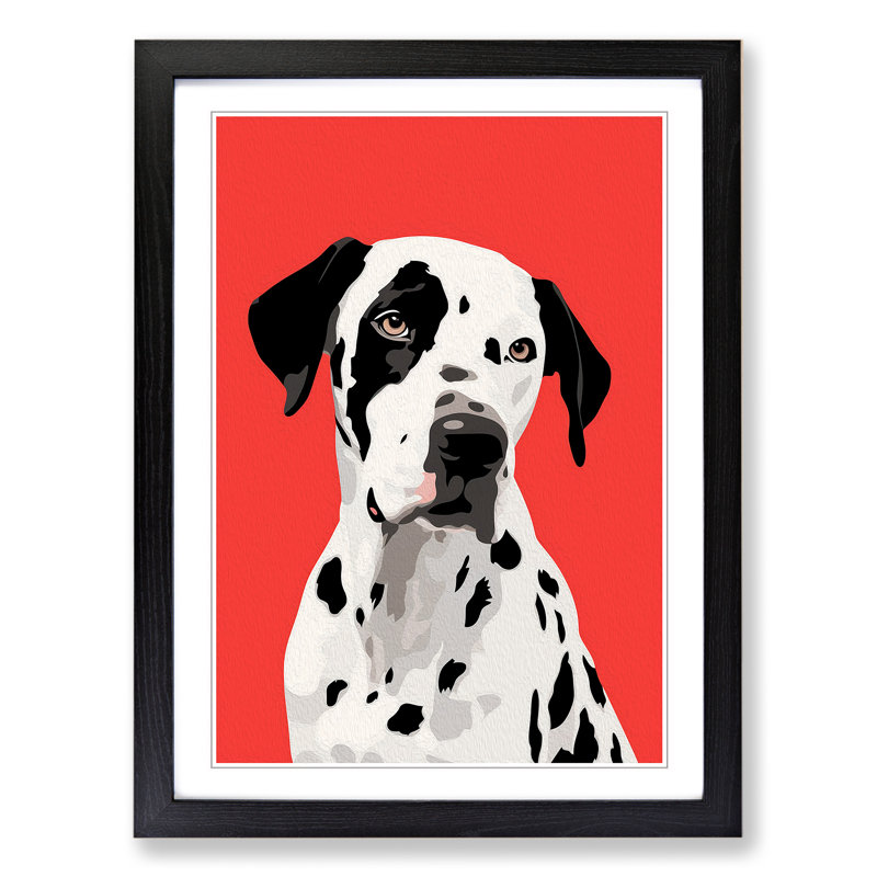 Single Picture Frame Print on Wood, Black Framed, 64cm H x 46cm W
