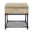 Oak & Sandy Gray Finish End Table