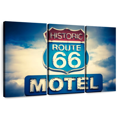 Enseigne historique Mehar Route 66