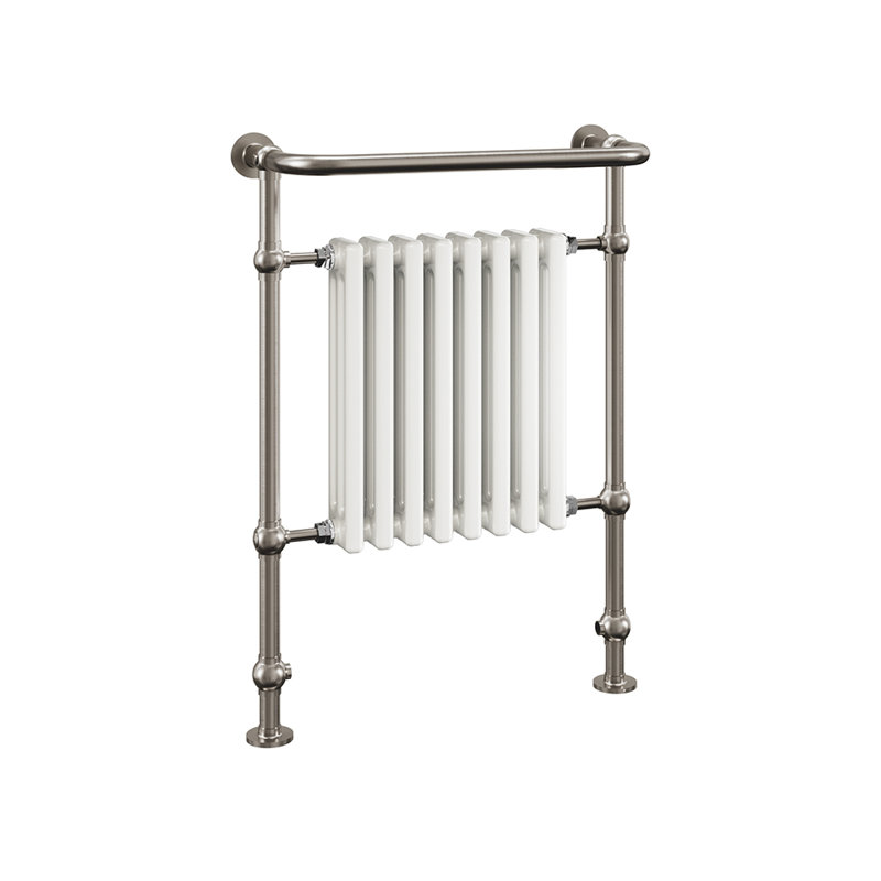 Chauffe-serviettes électrique 26,5 "x 37" Flanders, Nickel brossé
