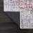 Washable Non-Slip Traditional Rug - Brick / Dark Blue Rug -483205109