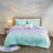 Intelligent Design Glimmer Aqua Watercolor Tye Dye 4-Piece Full/Queen Duvet Cover Set-624667667-613640227