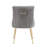 Velvet Upholstered Side Chair With Gold Legs -58014391-5490006