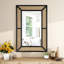 Alynia 60x90CM Wall Mirror Rectangle Wood Framed Accent Mirror