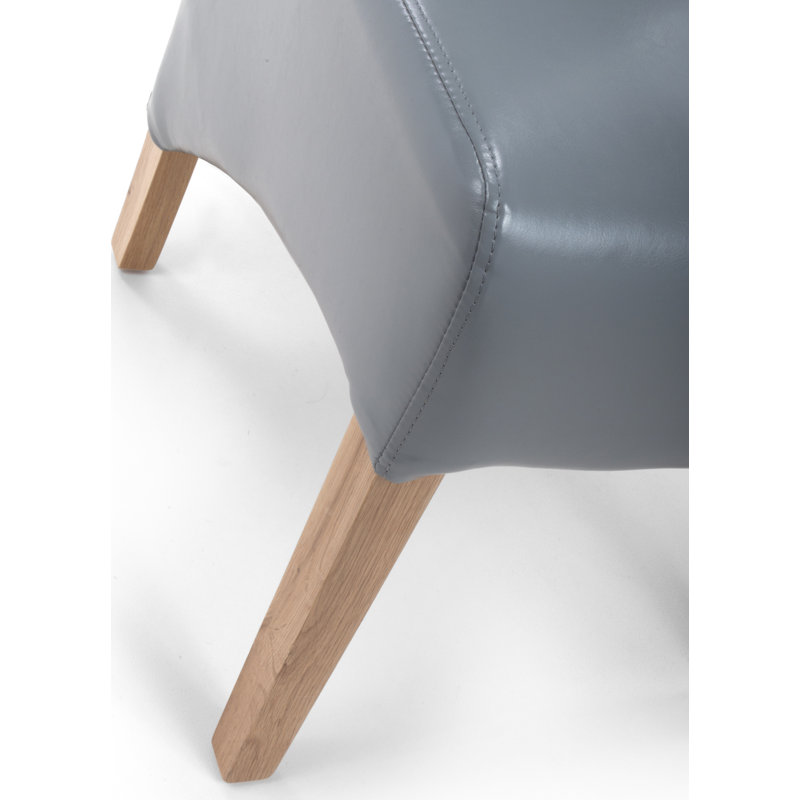 Boylston 116.8cm H Upholstered Side Chair, Grey