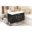Meuble-lavabo 36 po, rangement mural flottant avec 2 tiroirs, glissière lisse, meuble-lavabo moderne en résine avec finition peinte imperméable 36 po x 18 po, poignées rouille de haute qualité-881207287
