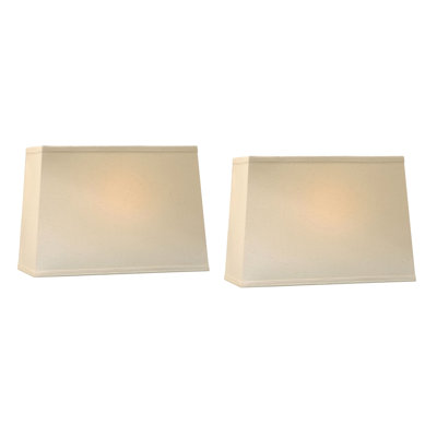 12 in. H Fabric Rectangle Lamp Shade