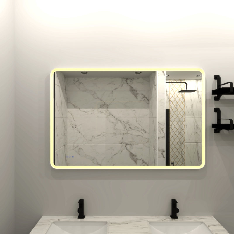 Miroir de salle de bain rectangulaire