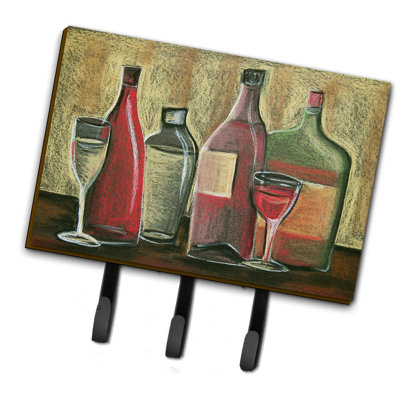 Metal Wall Organizer with Key Hooks