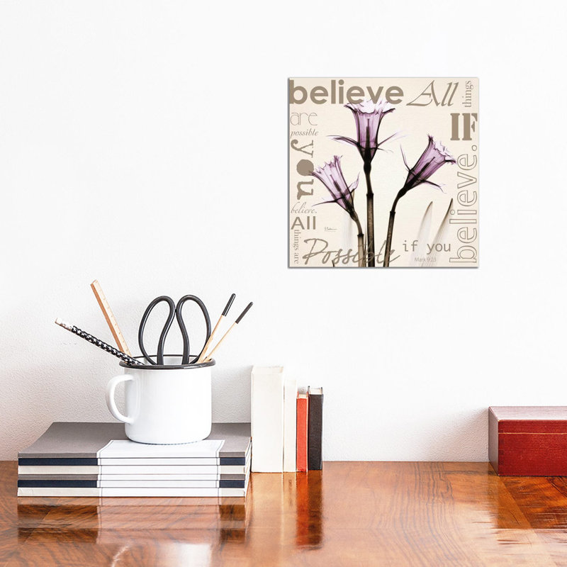 Daffodil Believe by Albert Koetsier - Wrapped Canvas Print, 30.48cm H x 30.48cm W x 1.91cm D