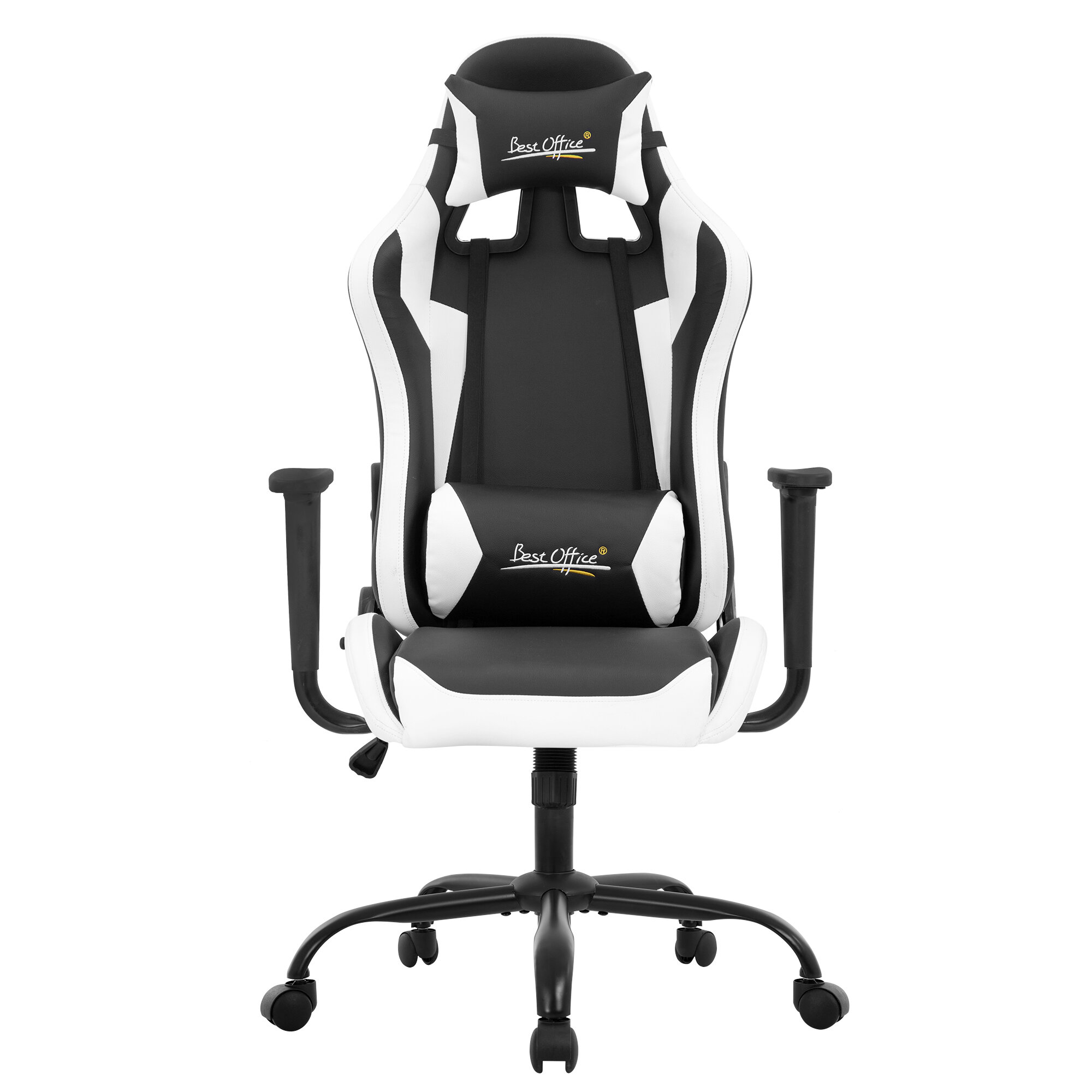 BestOffice Reclining Ergonomic Swiveling PC & Racing Game Chair