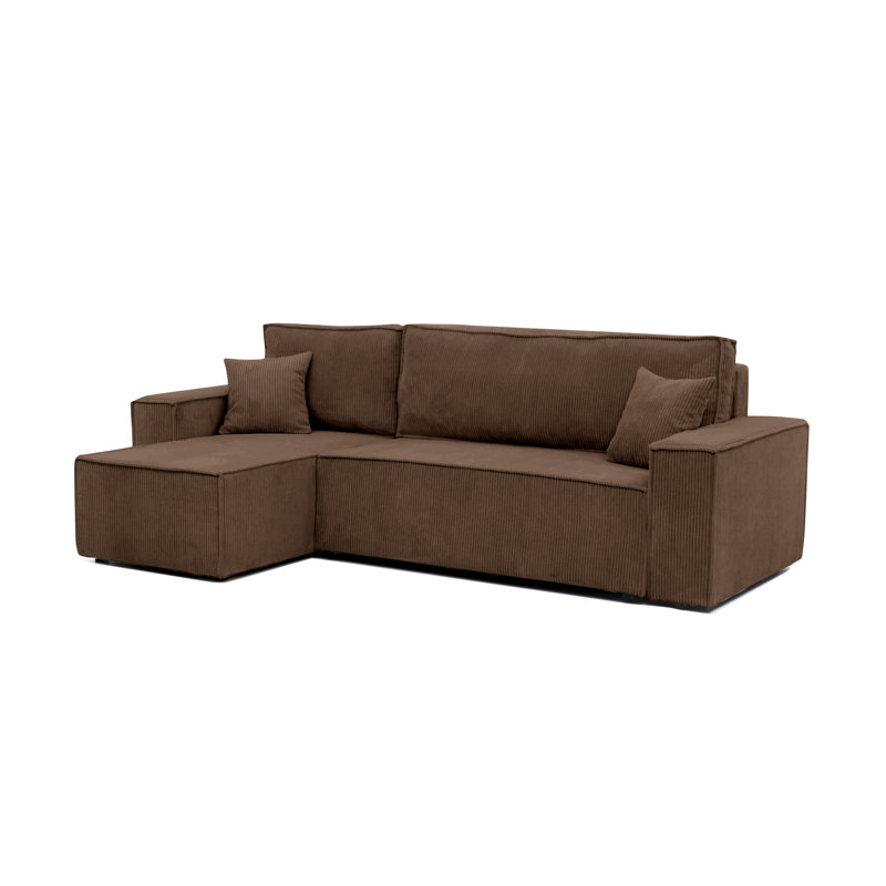 Sahur 4 Seater Sofa Bed, Brown