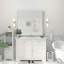 Miroir de salle de bain mural en verre trempé et métal Molly-1094644534-1126530364-1126552151