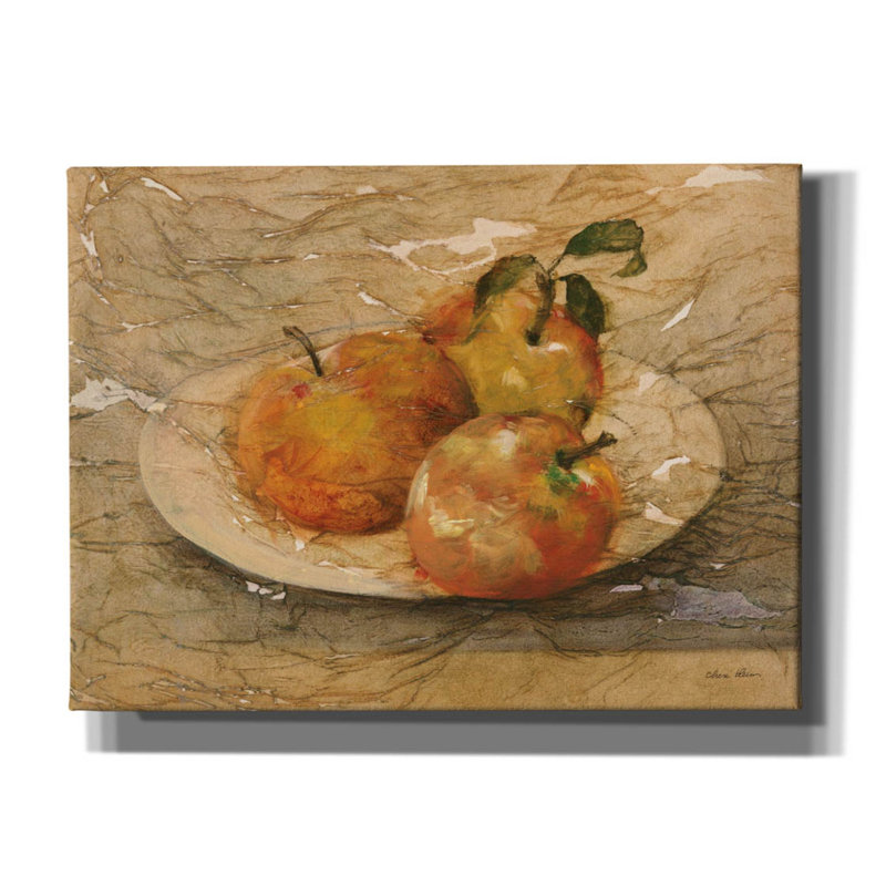 «Bowl Of Fruit 3» par Cheri Blum, art mural sur toile, H 40 po x l 54 po x P 1,5 po