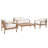 Outdoor 4-Piece Conversation Set With Cushions-111196323