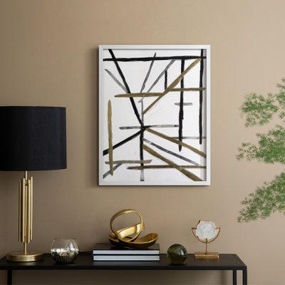Edifice I Framed Print - Solid Wood