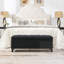 Banc de rangement capitonné avec charnière de sécurité-183018596