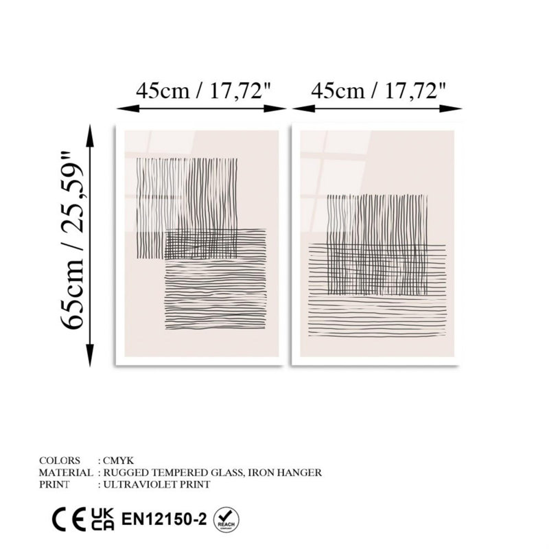 Boze Wall Decor on Tempered Glass
