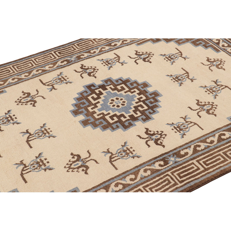 Modern Classics Hand Knotted Wool Area Rug, Rectangle 8' x 10'